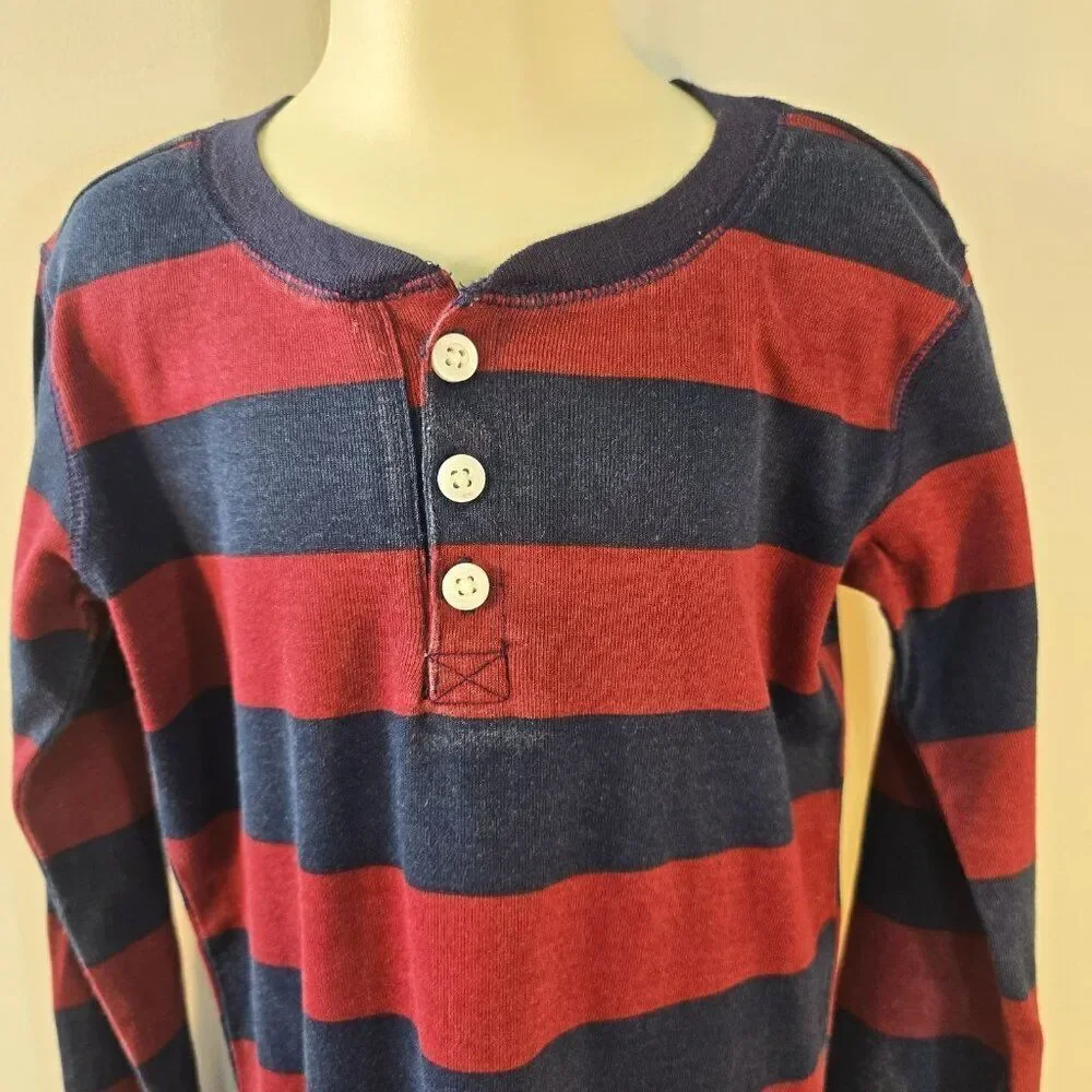 PJ Place The Childrens Place Pajama Top Size 10 Striped Snug Fitting